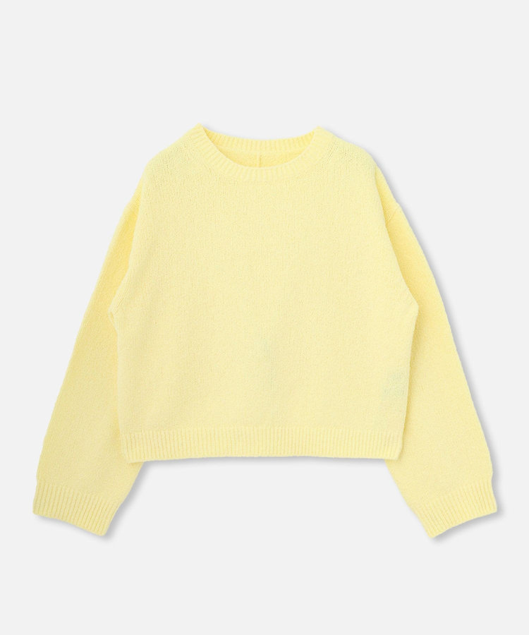 allureville エアリーループバックスリットプルオーバー イエロー (21)