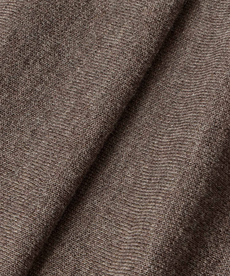 allureville 【セットアップ対応可能】ウール混Wフェイスナローマーメイドスカート モカ (85)