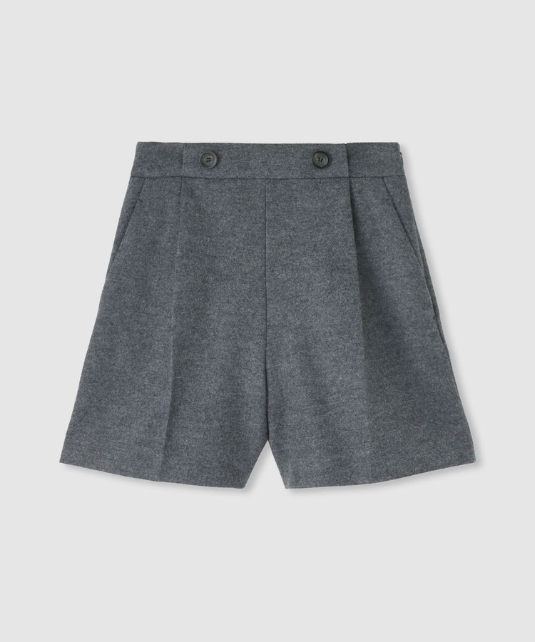 allureville メルトンショートパンツ グレー (92)