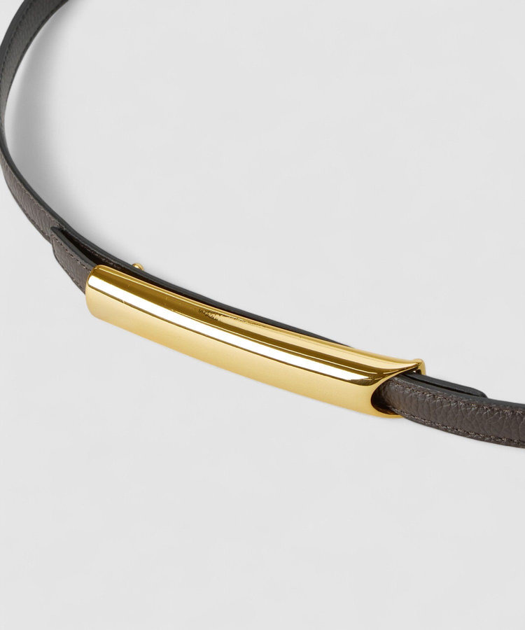 buying 【ATELIER AMBOISE(アトリエ アンボワーズ)】リバーシブルメタルバーバックルベルト ブラウン系 (88)