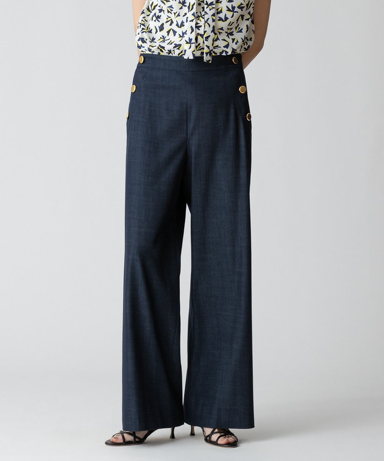 allureville デニムライクマリンパンツ ネイビー (65)