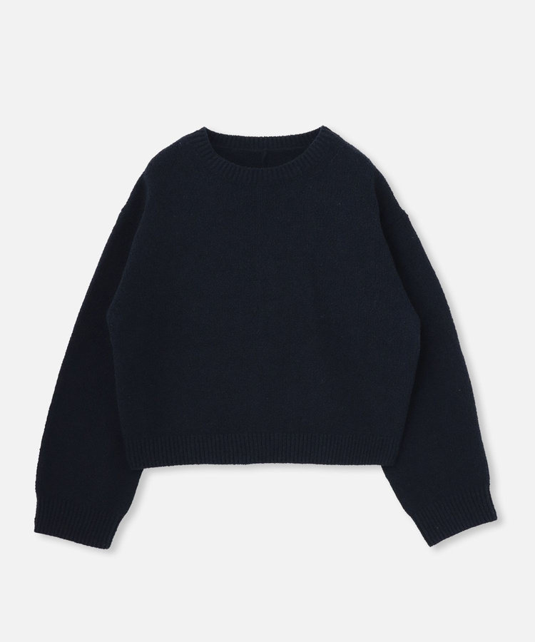 allureville エアリーループバックスリットプルオーバー ネイビー (65)