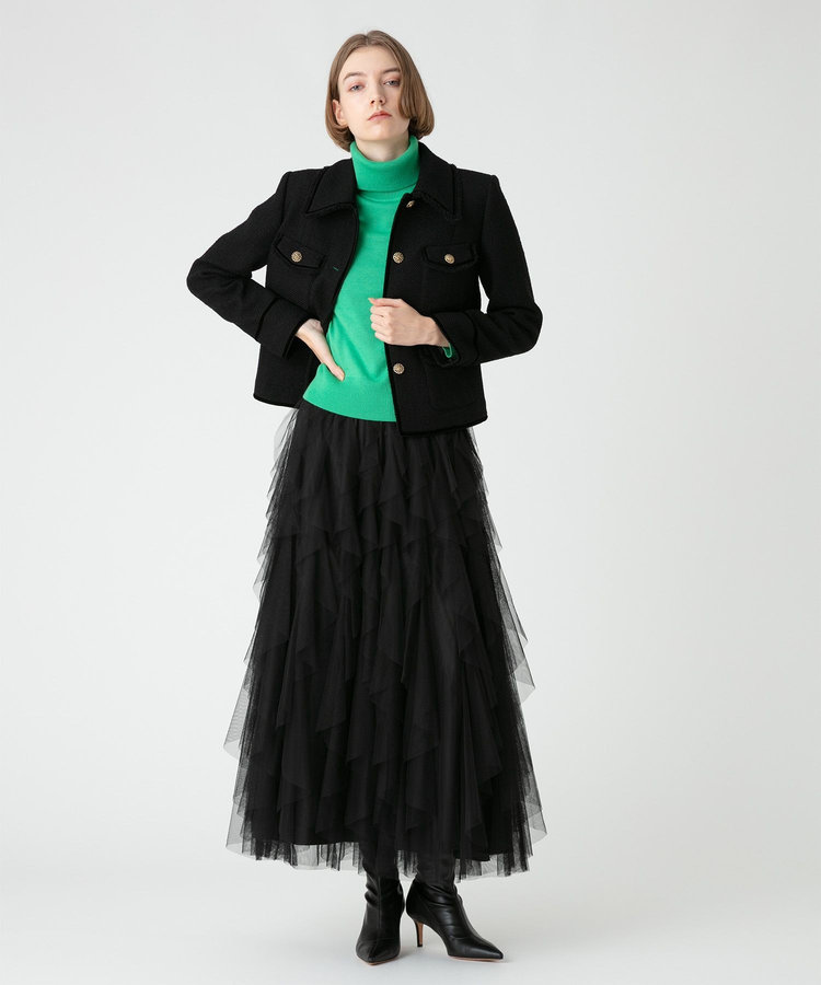 LOULOU WILLOUGHBY 【LOULOU WILLOUGHBY】コンパクトタートル長袖プルオーバー グリーン (71)