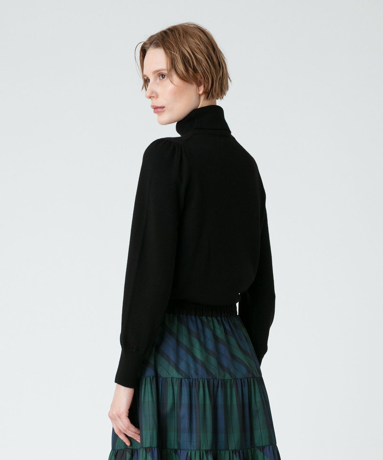 LOULOU WILLOUGHBY 【LOULOU WILLOUGHBY】コンパクトタートル長袖プルオーバー ブラック (95)