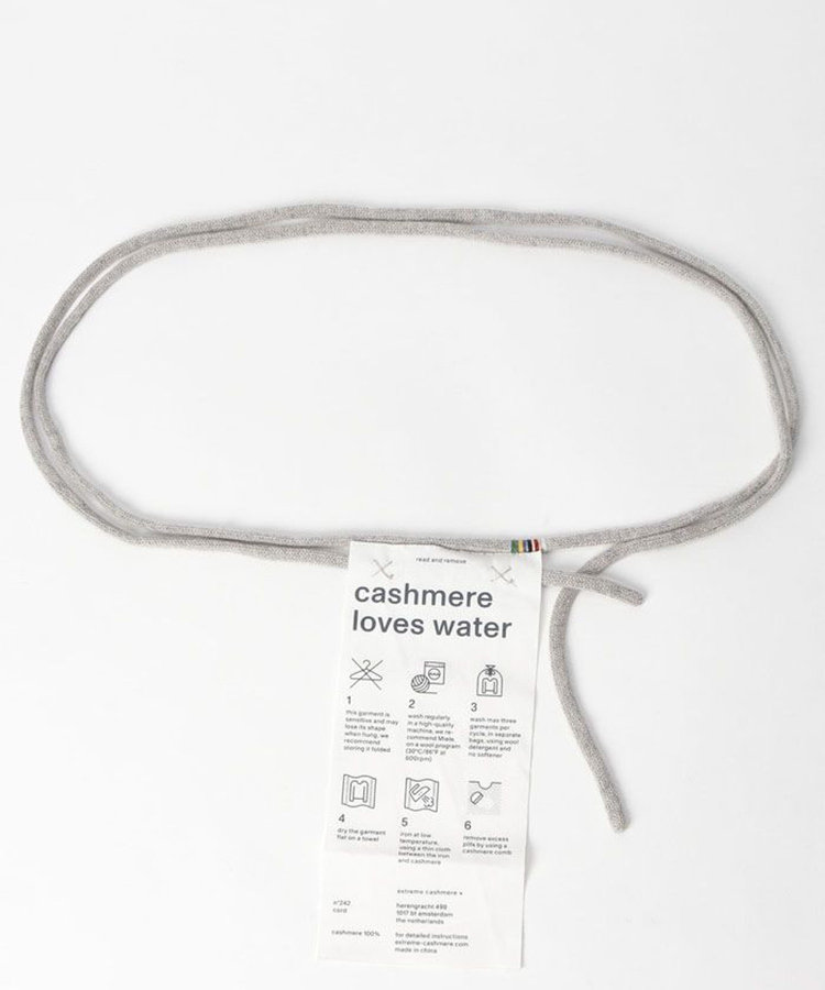 buying 【extreme cashmere(エクストリームカシミヤ)】 CORD グレー (92)