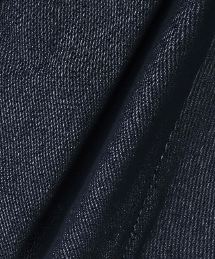 LOULOU WILLOUGHBY ◇【LOULOU WILLOUGHBY】シャンブレー半袖ジャケット ネイビー (65)