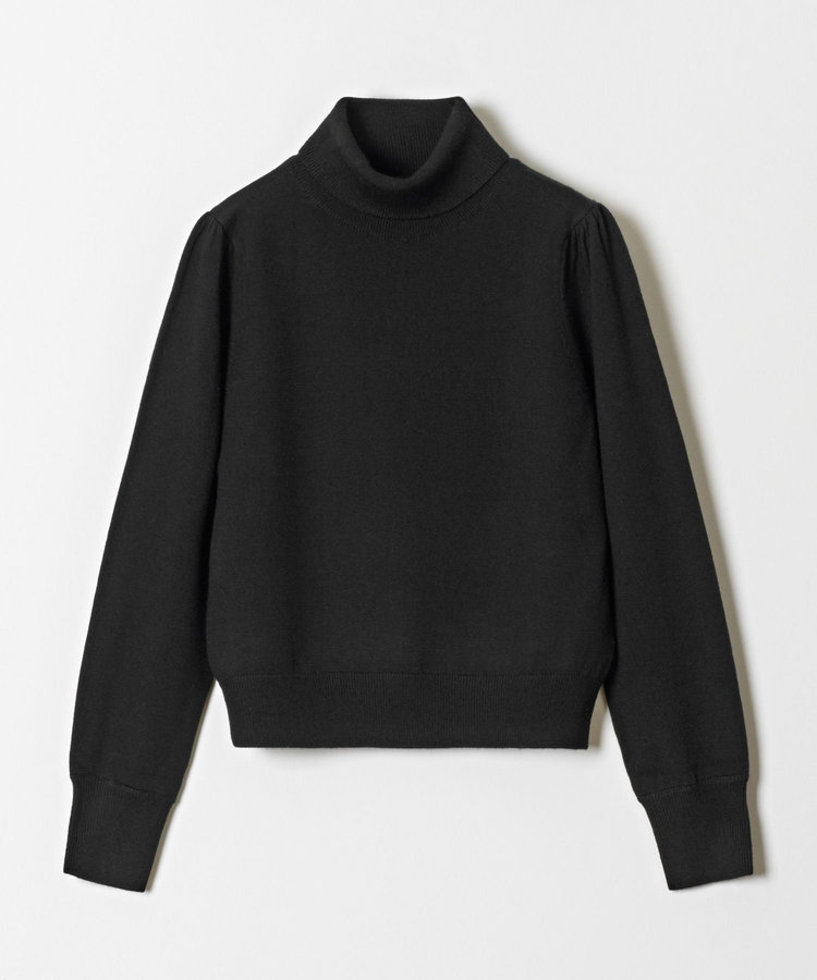 LOULOU WILLOUGHBY 【LOULOU WILLOUGHBY】コンパクトタートル長袖プルオーバー ブラック (95)