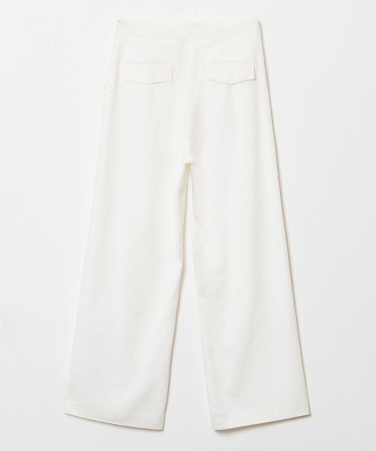 allureville デニムライクマリンパンツ ホワイト (01)