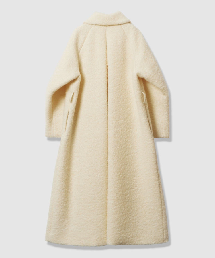 LOULOU WILLOUGHBY 【LOULOU WILLOUGHBY】ループインレーロングコート オフホワイト (02)