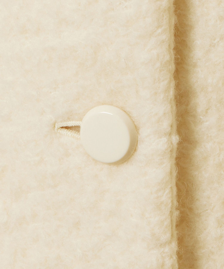 LOULOU WILLOUGHBY 【LOULOU WILLOUGHBY】ループインレーロングコート オフホワイト (02)