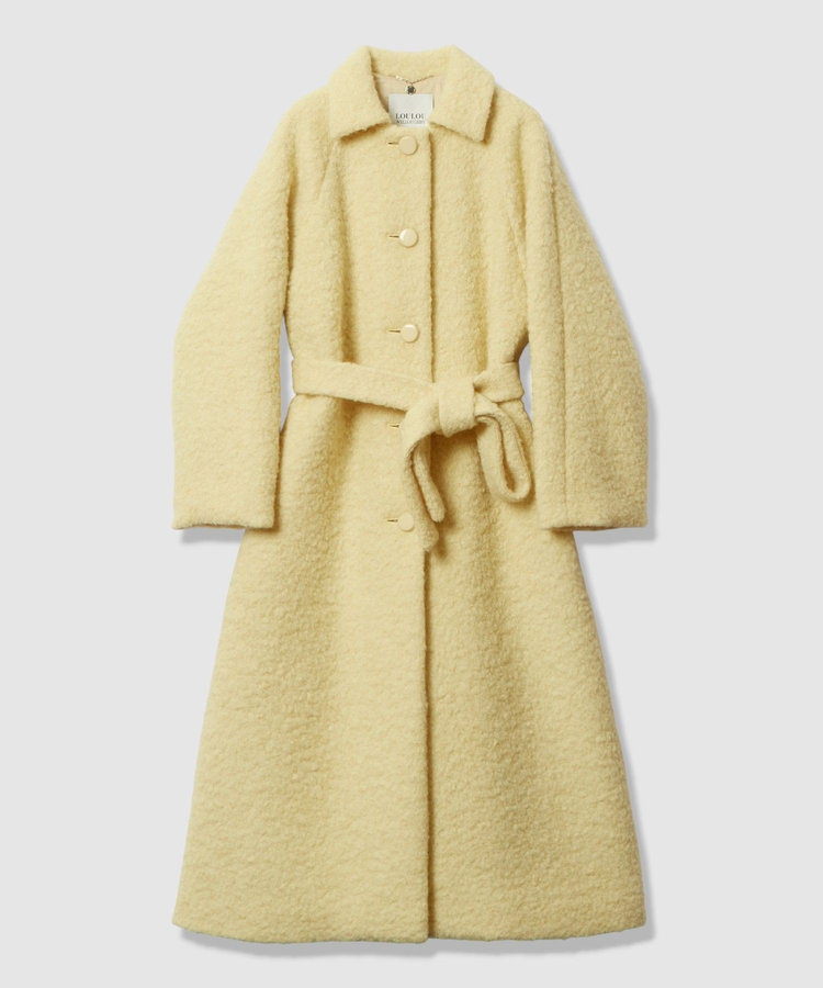 LOULOU WILLOUGHBY 【LOULOU WILLOUGHBY】ループインレーロングコート イエロー (21)
