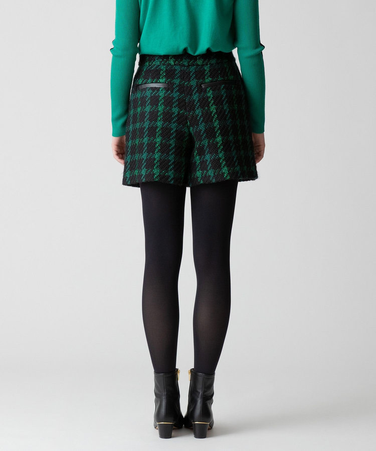 allureville ジオリカチェックショートパンツ グリーン系 (74)