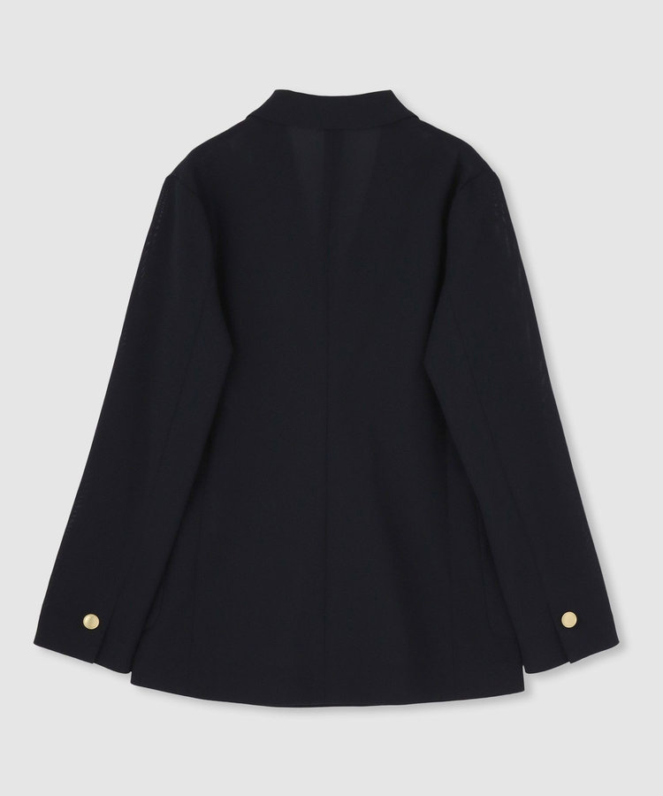 allureville レノクロスダブルブレストジャケット ネイビー (65)