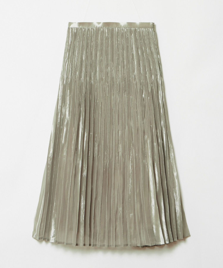 LOULOU WILLOUGHBY 【LOULOU WILLOUGHBY】グロッシーグラデプリーツスカート ベージュ系 (19)