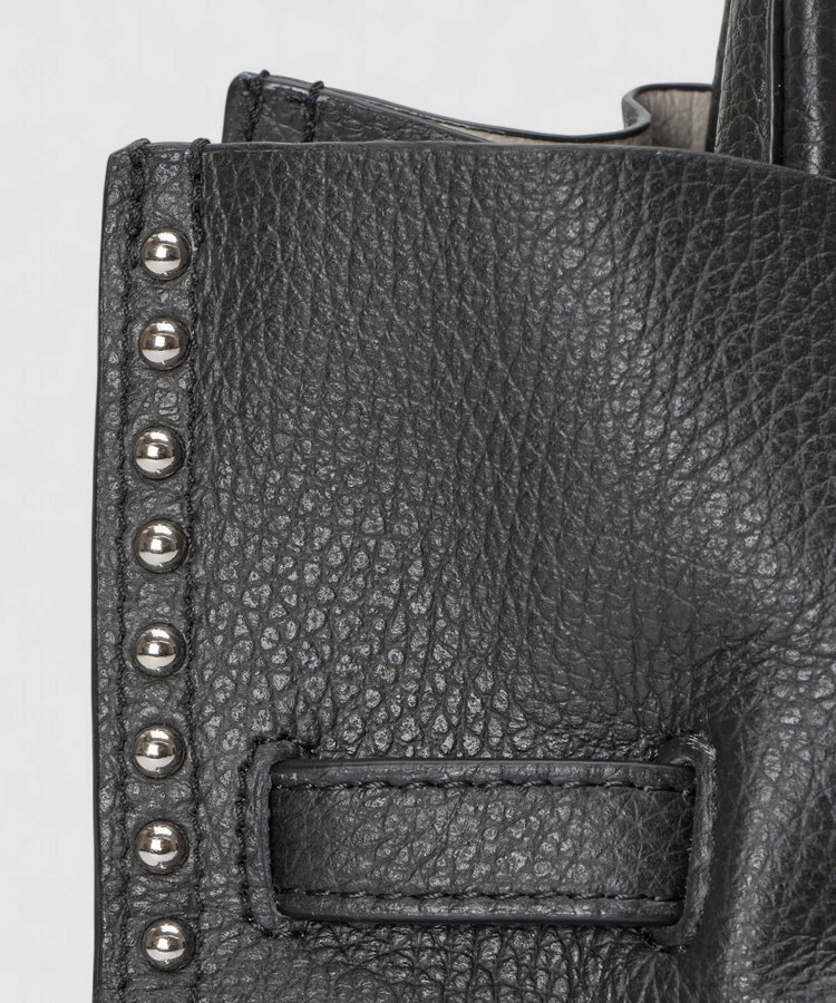 buying 【VIOLADORO(ヴィオラドーロ)】スタッズレザートートバッグ ブラック (95)