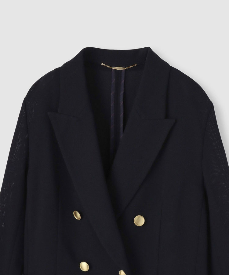 allureville レノクロスダブルブレストジャケット ネイビー (65)