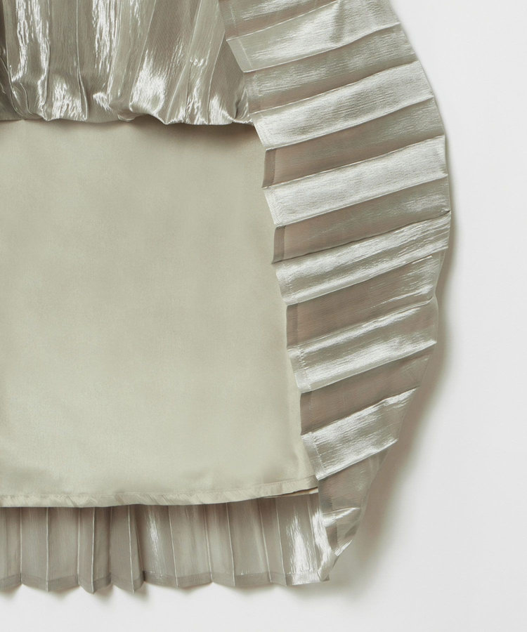LOULOU WILLOUGHBY 【LOULOU WILLOUGHBY】グロッシーグラデプリーツスカート ベージュ系 (19)