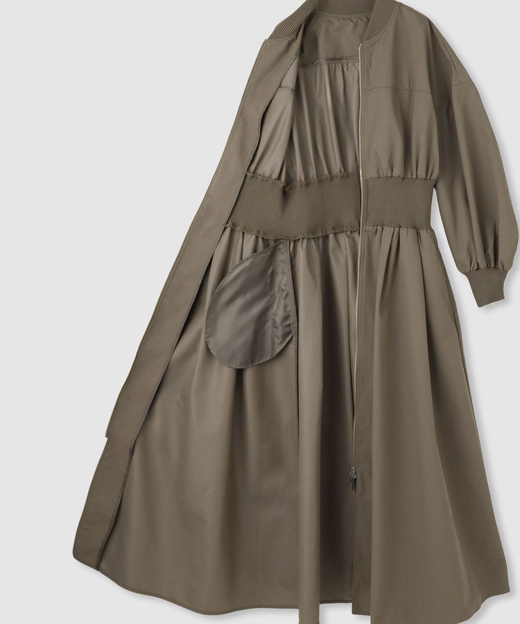 allureville ボンバーワンピース　 モカ (85)