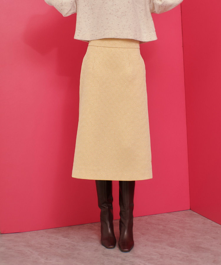 LOULOU WILLOUGHBY 【LOULOU WILLOUGHBY】スパークルジャガードスカート イエロー (21)