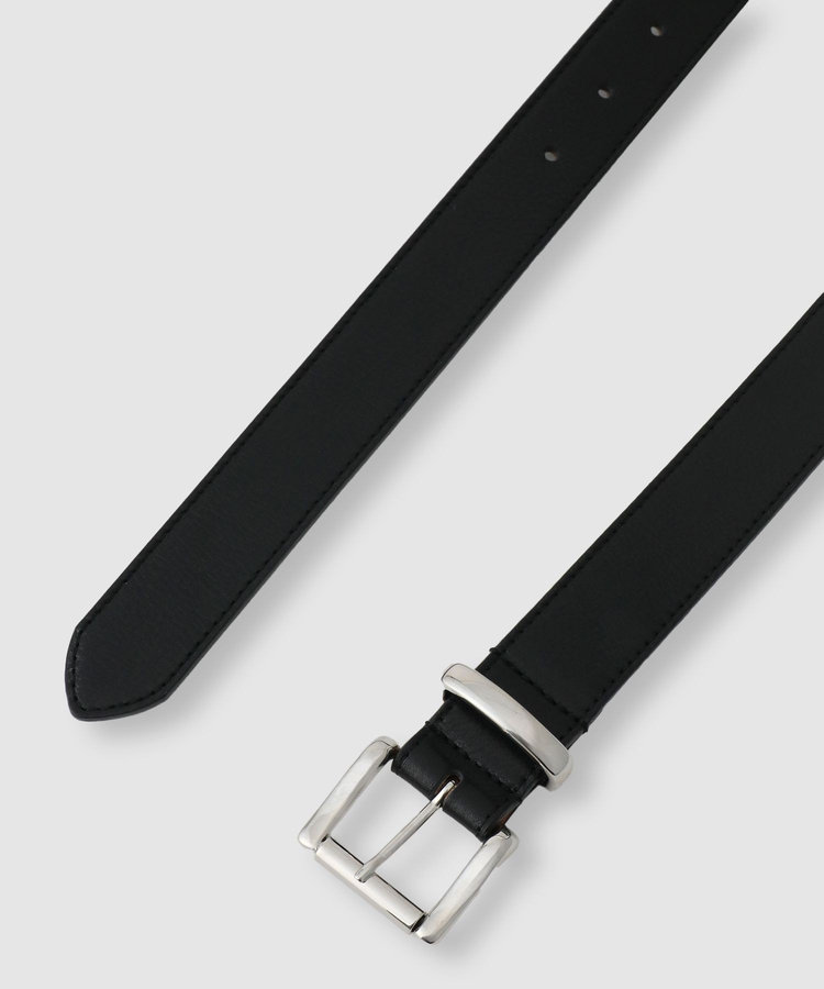 allureville ◇ローラーバックルレザーベルト ブラック (95)