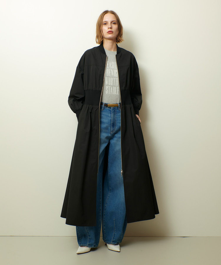 allureville ボンバーワンピース　 ブラック (95)