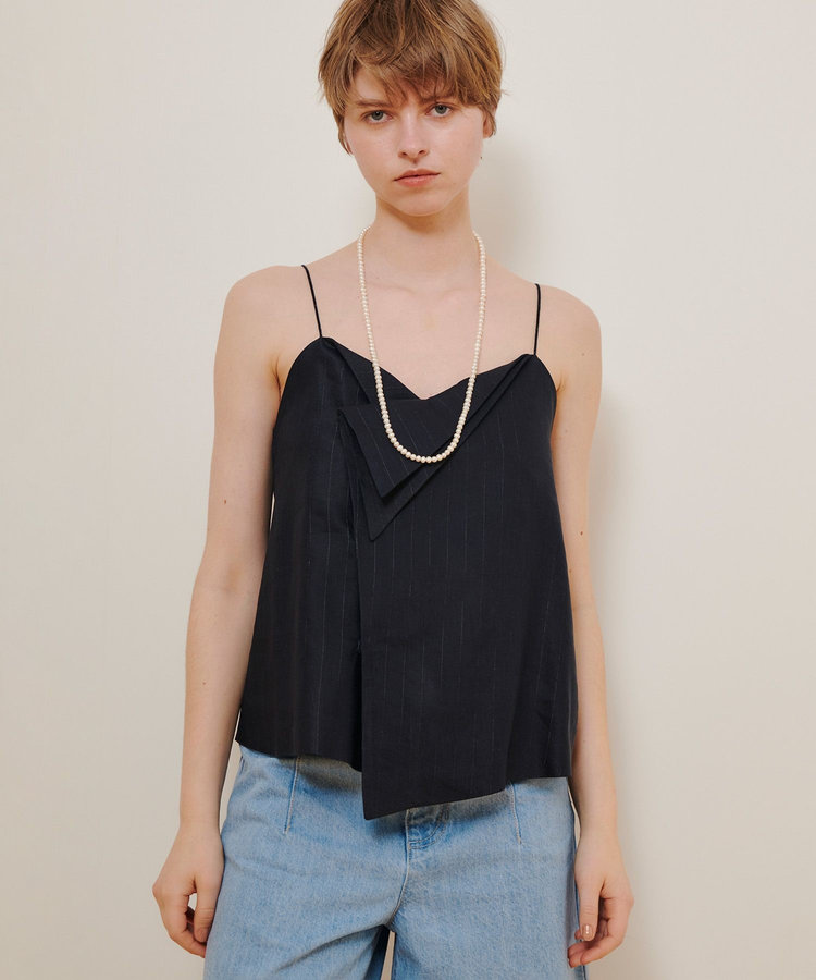 allureville NALYAアシメキャミブラウス ネイビー (65)