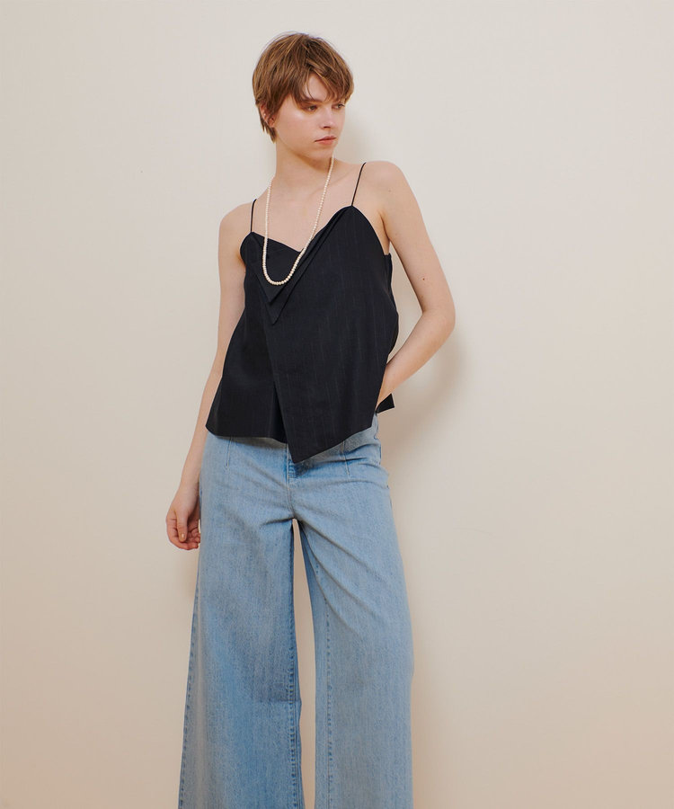 allureville NALYAアシメキャミブラウス ネイビー (65)