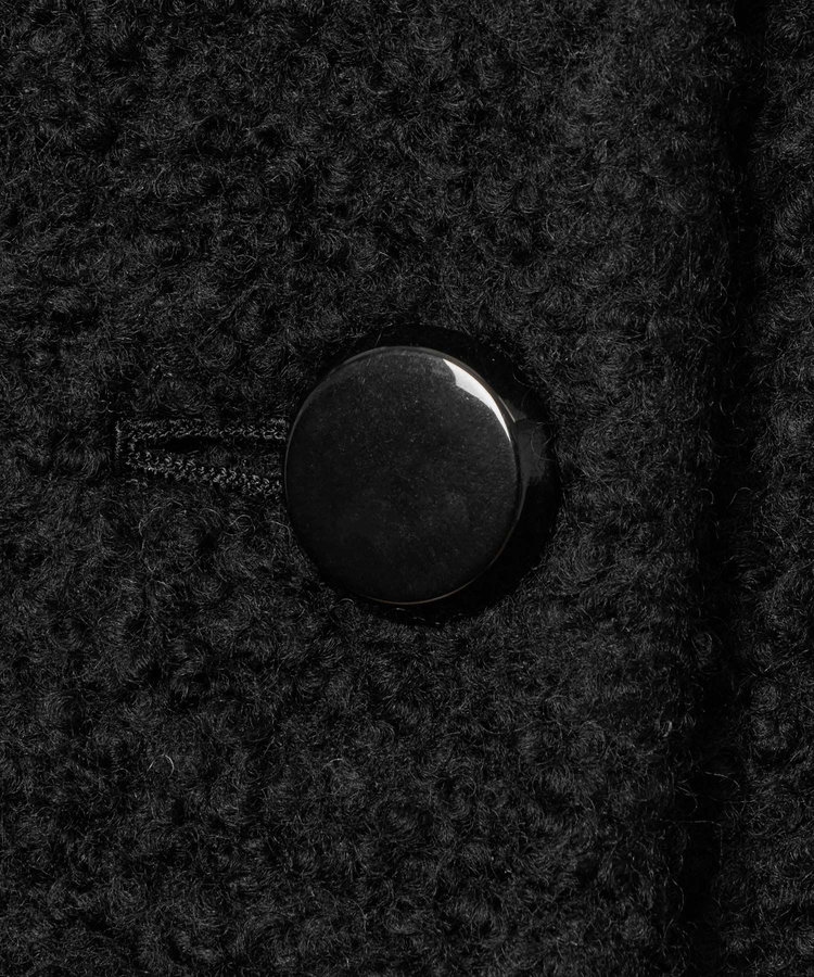 LOULOU WILLOUGHBY 【LOULOU WILLOUGHBY】ループインレーロングコート ブラック (95)