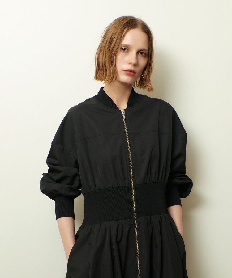 allureville ボンバーワンピース　 ブラック (95)