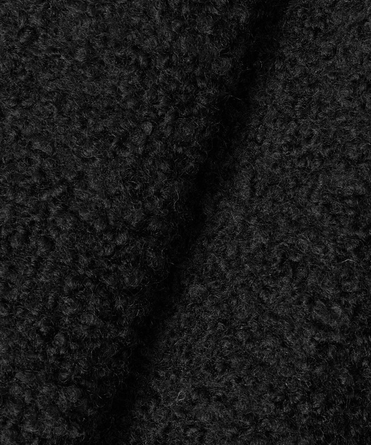 LOULOU WILLOUGHBY 【LOULOU WILLOUGHBY】ループインレーロングコート ブラック (95)