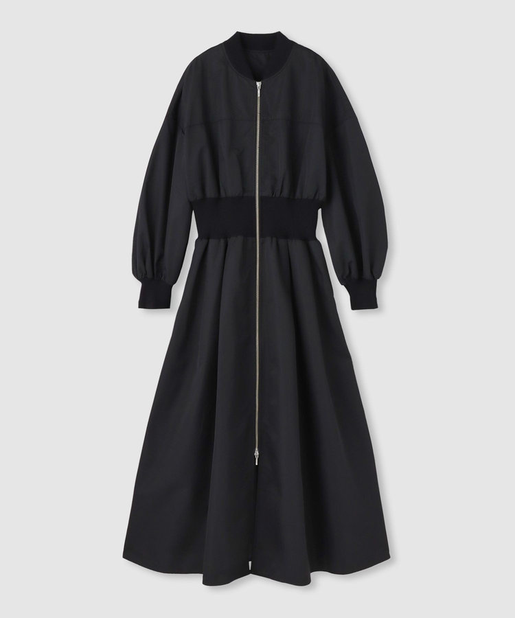 allureville ボンバーワンピース　 ブラック (95)