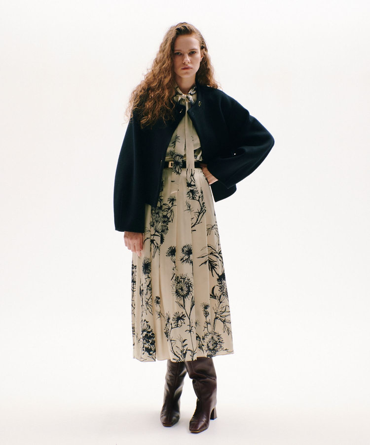 allureville 2WAYスクエアバックルベルト ブラック (95)