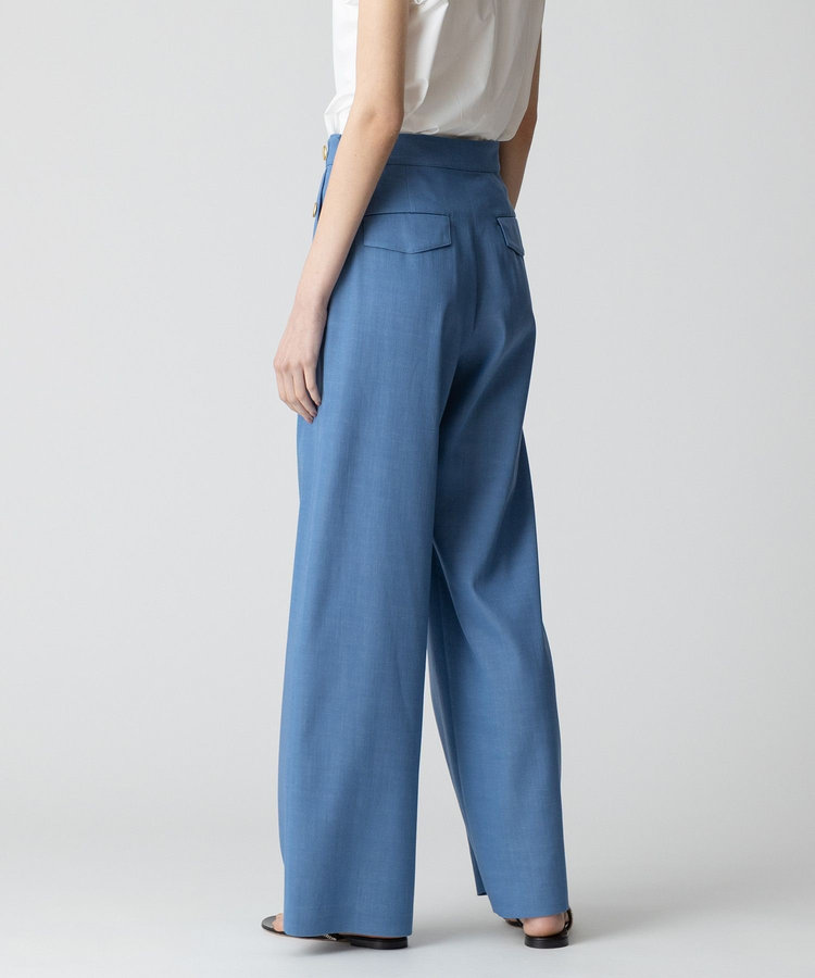 allureville デニムライクマリンパンツ ブルー (61)