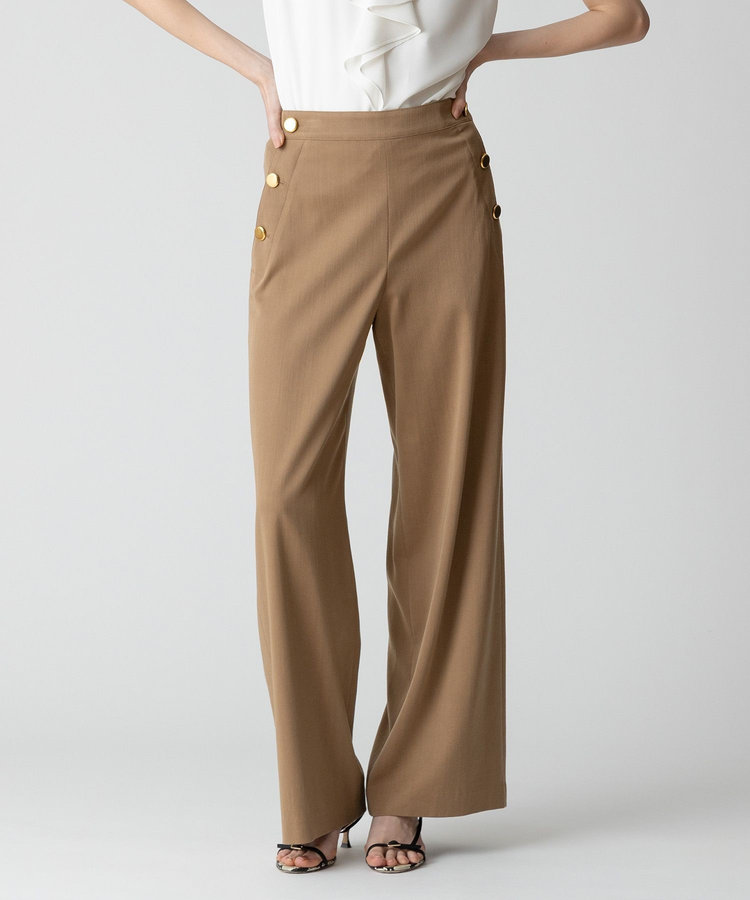 allureville デニムライクマリンパンツ キャメル (84)