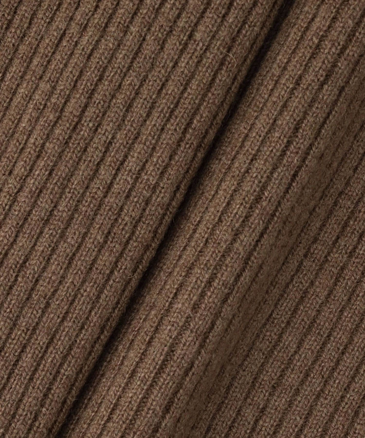 allureville ウールリブニットパンツ ブラウン (81)