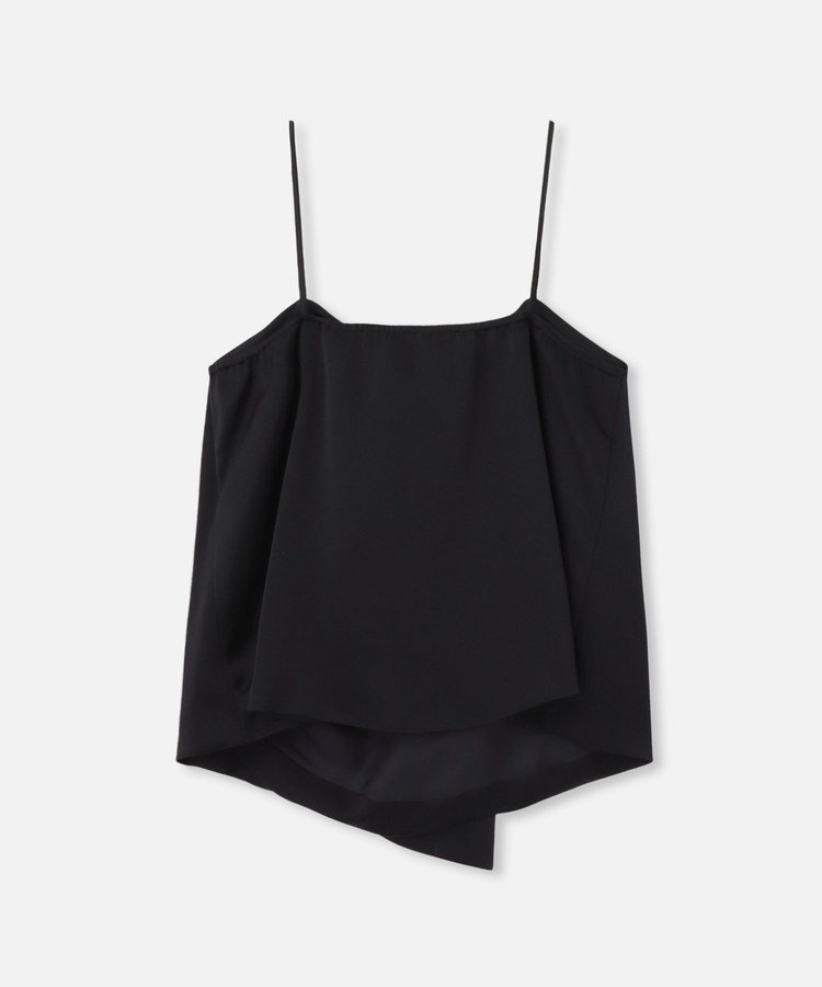 allureville サテンアシメキャミブラウス ブラック (95)