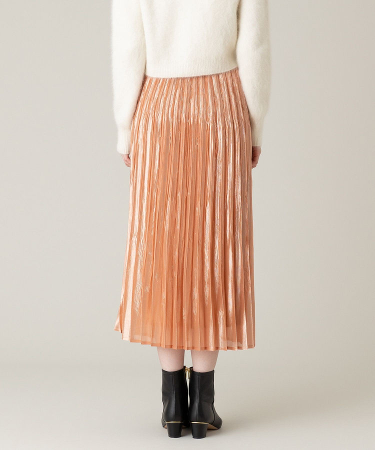 LOULOU WILLOUGHBY 【LOULOU WILLOUGHBY】グロッシーグラデプリーツスカート オレンジ (31)