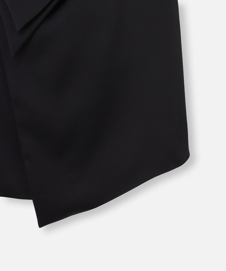 allureville サテンアシメキャミブラウス ブラック (95)