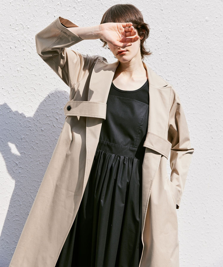 allureville ◇マルタンガルバックフレアコート ベージュ (11)