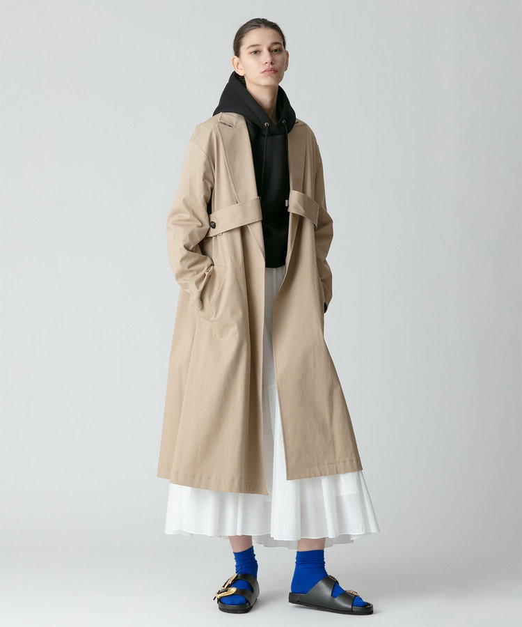 allureville ◇マルタンガルバックフレアコート ベージュ (11)