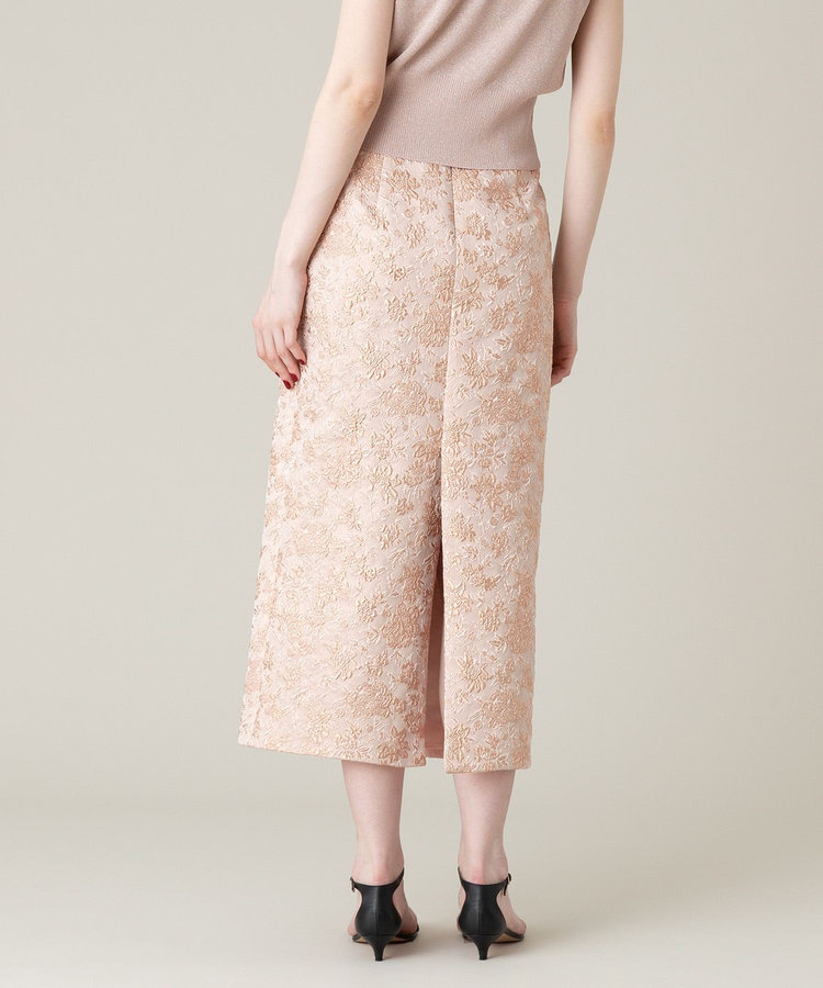 LOULOU WILLOUGHBY 【LOULOU WILLOUGHBY】ラメジャガードスカート ピンク (41)