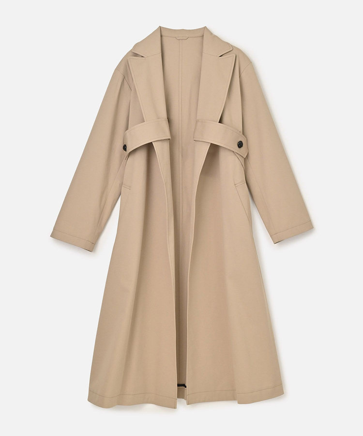 allureville ◇マルタンガルバックフレアコート ベージュ (11)