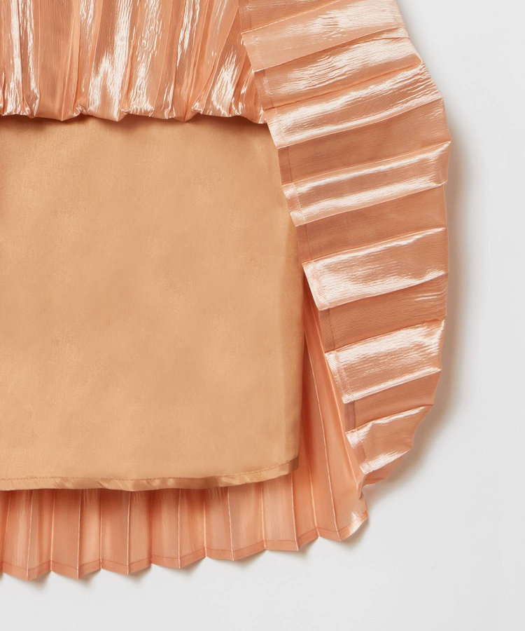 LOULOU WILLOUGHBY 【LOULOU WILLOUGHBY】グロッシーグラデプリーツスカート オレンジ (31)