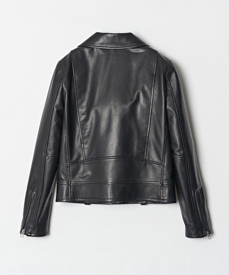 allureville ラムレザーライダース ブラック (95)