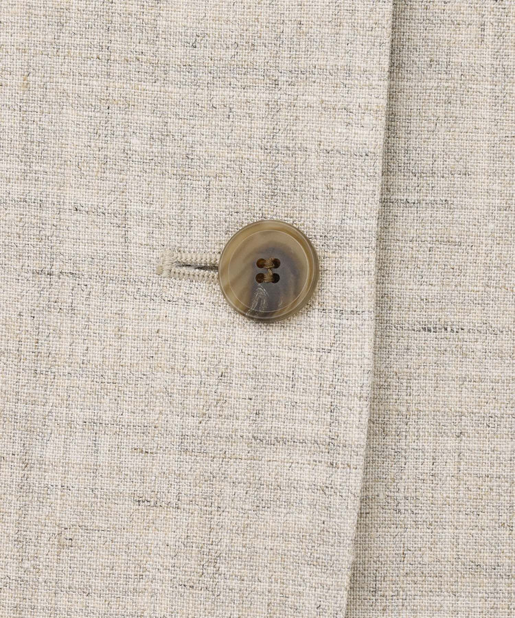 allureville ウールリネンテーラードジャケット グレージュ (15)