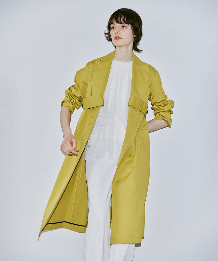 allureville ◇マルタンガルバックフレアコート イエロー (21)