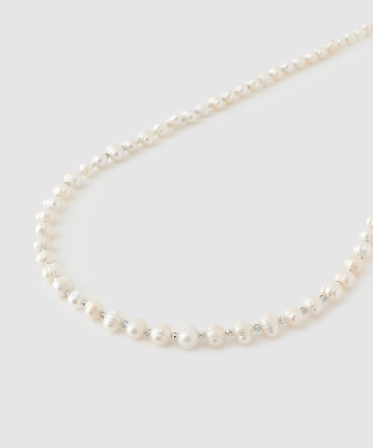 LOULOU WILLOUGHBY ◇【LOULOU WILLOUGHBY】タンスイパールロングネックレス オフホワイト (02)