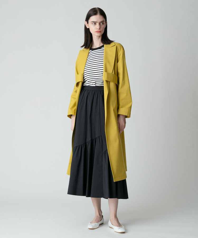 allureville ◇マルタンガルバックフレアコート イエロー (21)