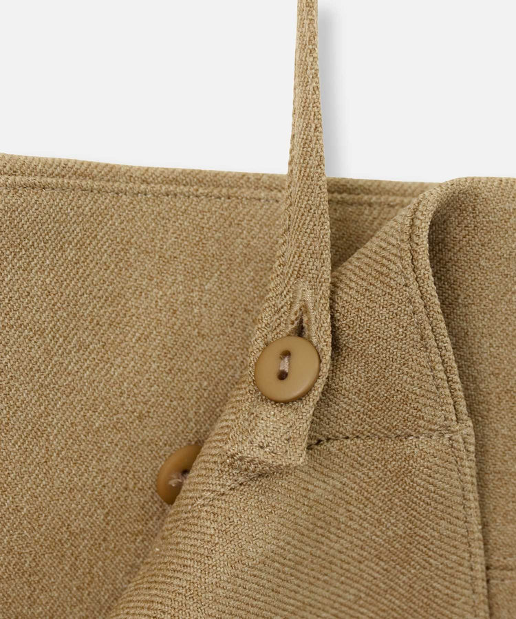 allureville フロントジップサスペンダースカート キャメル (86)