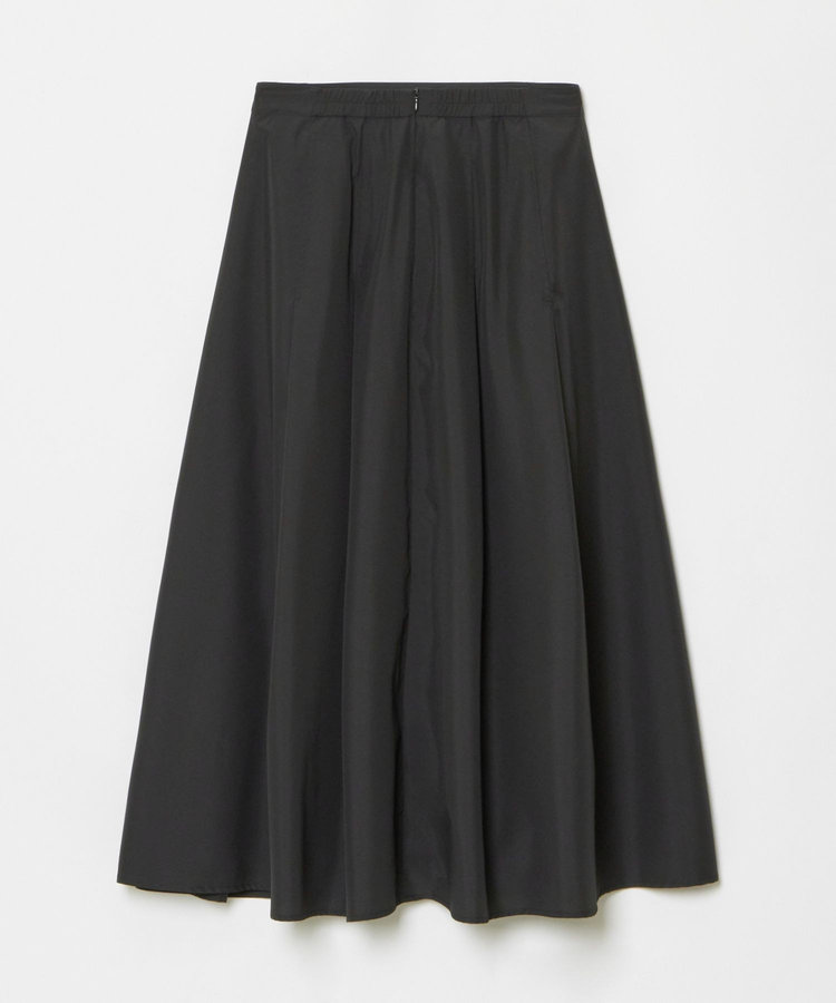 allureville マットタフタアンイーブンタックスカート ブラック (95)